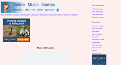 Desktop Screenshot of flashmusicgames.com