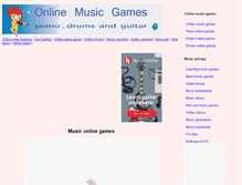 Tablet Screenshot of flashmusicgames.com